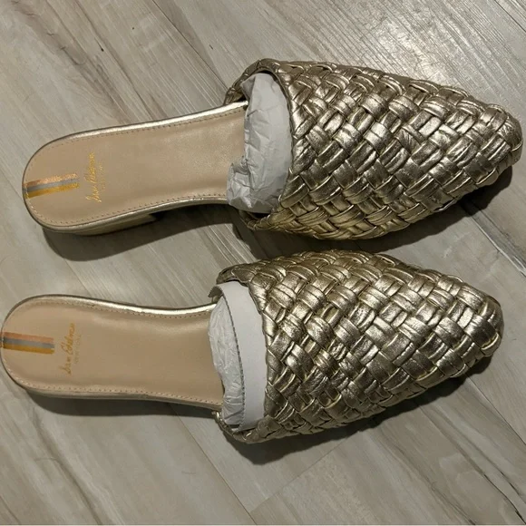 Sam Edelman Silver Woven Mules - Picture 5 of 5